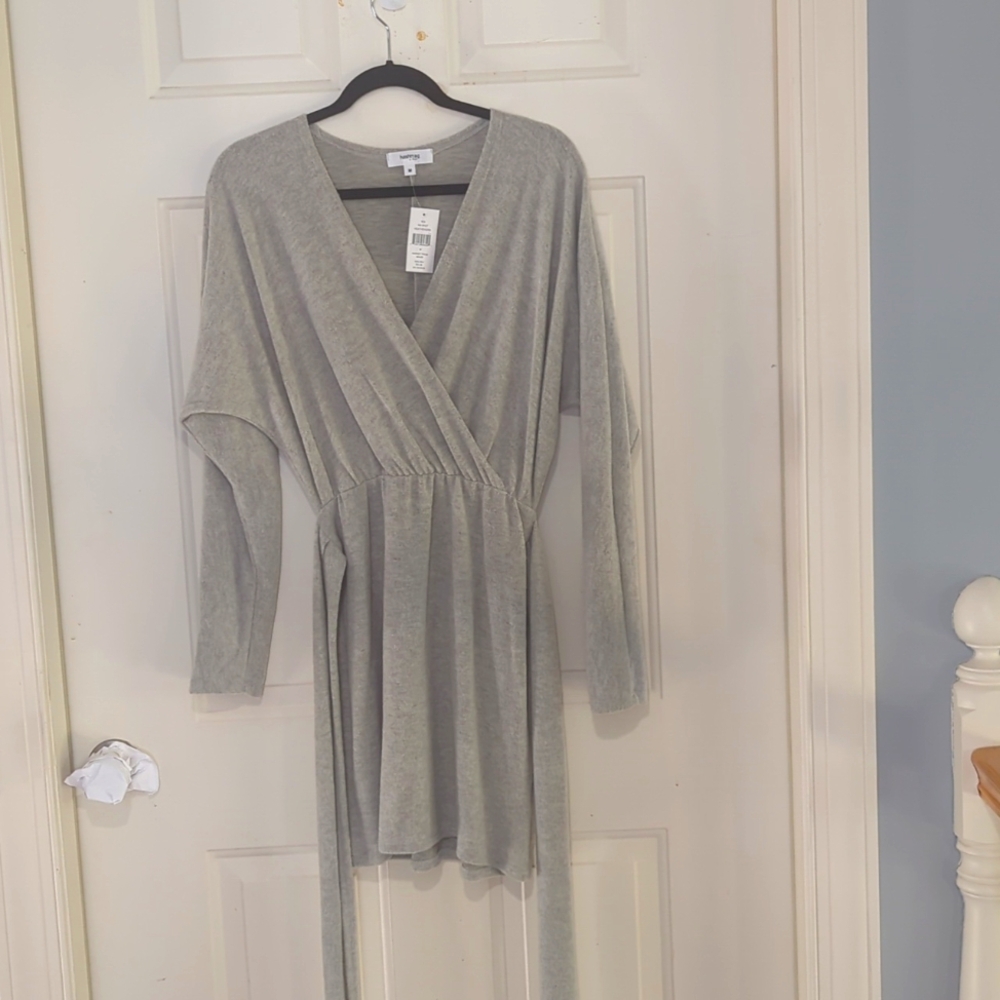 Hashtag Faux Wrap Dress Medium